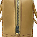 エルメス HERMES プリュム28 ヴィブラート □E刻 オレンジ SV金具 ヴィブラート レディース ハンドバッグ