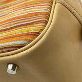 エルメス HERMES プリュム28 ヴィブラート □E刻 オレンジ SV金具 ヴィブラート レディース ハンドバッグ