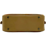 エルメス HERMES プリュム28 ヴィブラート □E刻 オレンジ SV金具 ヴィブラート レディース ハンドバッグ