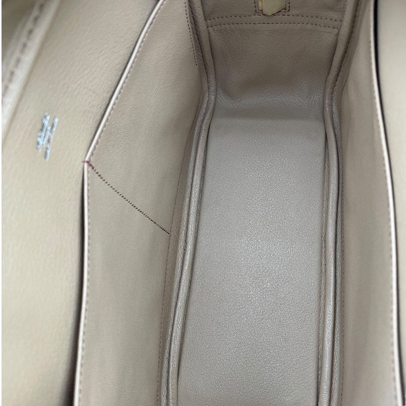 エルメス HERMES プリュム28 ヴィブラート □E刻 オレンジ SV金具 ヴィブラート レディース ハンドバッグ