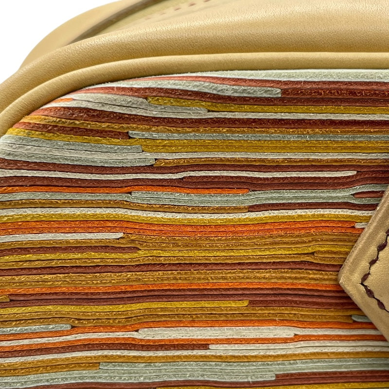 エルメス HERMES プリュム28 ヴィブラート □E刻 オレンジ SV金具 ヴィブラート レディース ハンドバッグ