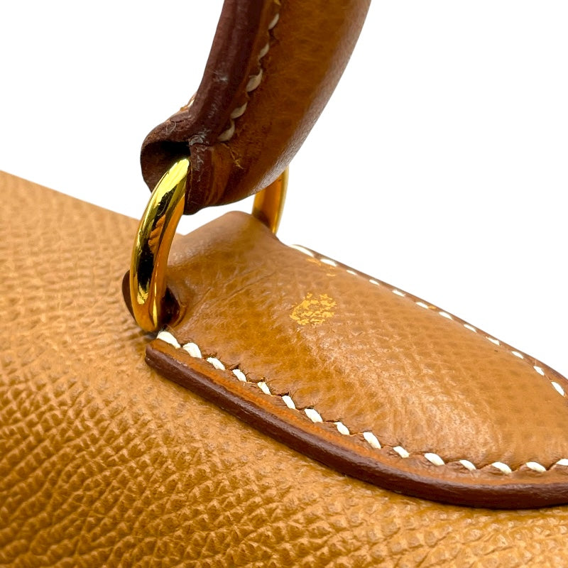 エルメス HERMES ケリー35 内縫い 〇X刻印 ゴールド GD金具 クシュベル レディース ショルダーバッグ