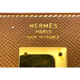 エルメス HERMES ケリー35 内縫い 〇X刻印 ゴールド GD金具 クシュベル レディース ショルダーバッグ