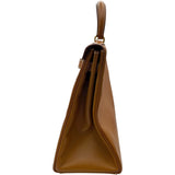 エルメス HERMES ケリー35 内縫い 〇X刻印 ゴールド GD金具 クシュベル レディース ショルダーバッグ