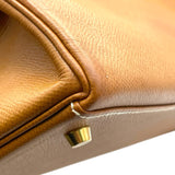 エルメス HERMES ケリー35 内縫い 〇X刻印 ゴールド GD金具 クシュベル レディース ショルダーバッグ