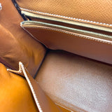 エルメス HERMES ケリー32 内縫い 〇W刻印 ゴールド GD金具 クシュベル レディース ショルダーバッグ