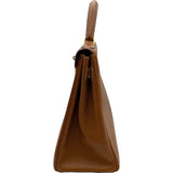 エルメス HERMES ケリー32 内縫い 〇W刻印 ゴールド GD金具 クシュベル レディース ショルダーバッグ