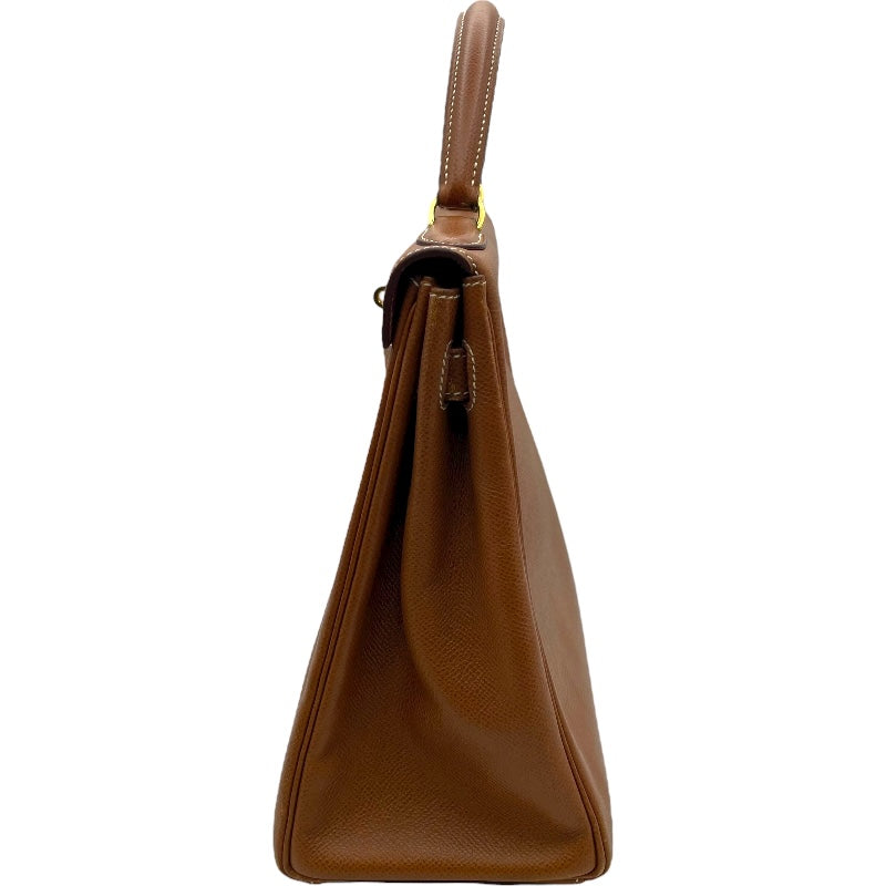 エルメス HERMES ケリー32 内縫い 〇W刻印 ゴールド GD金具 クシュベル レディース ショルダーバッグ