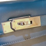 エルメス HERMES ケリー28 外縫い ▢L刻 コルヴェール シルバー金具 ボックスカーフ レディース ハンドバッグ