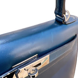 エルメス HERMES ケリー28 外縫い ▢L刻 コルヴェール シルバー金具 ボックスカーフ レディース ハンドバッグ