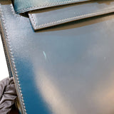 エルメス HERMES ケリー28 外縫い ▢L刻 コルヴェール シルバー金具 ボックスカーフ レディース ハンドバッグ