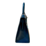 エルメス HERMES ケリー28 外縫い ▢L刻 コルヴェール シルバー金具 ボックスカーフ レディース ハンドバッグ