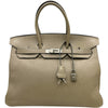エルメス HERMES バーキン35 □I刻印 トゥルティエールグレー SV金具 トゴ レディース ハンドバッグ