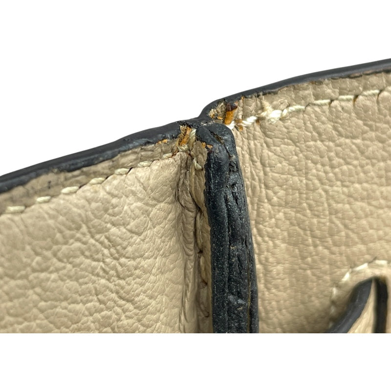 エルメス HERMES バーキン35 □I刻印 トゥルティエールグレー SV金具 トゴ レディース ハンドバッグ