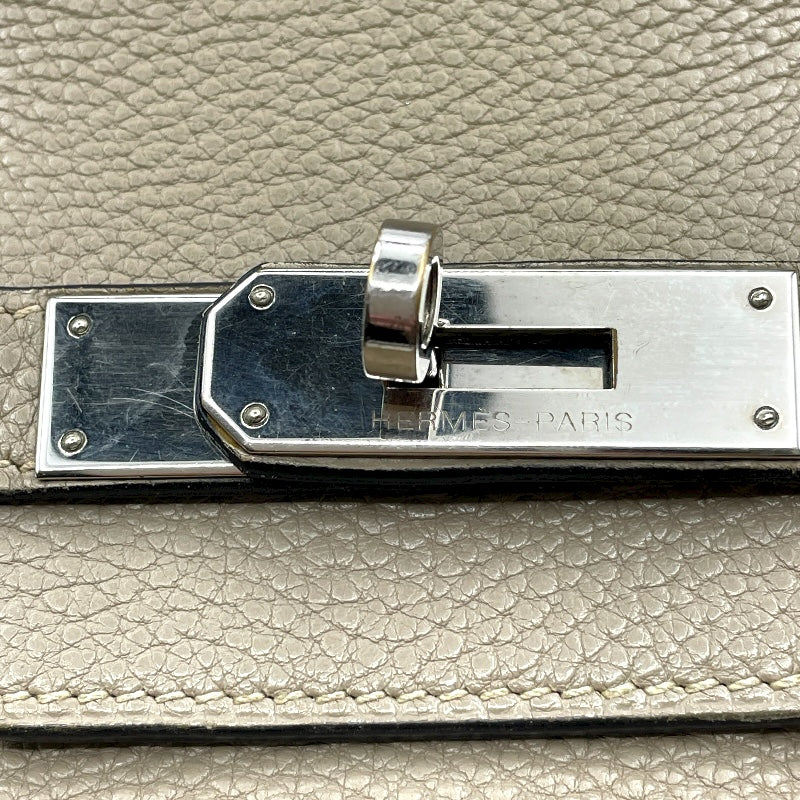 エルメス HERMES バーキン35 □I刻印 トゥルティエールグレー SV金具 トゴ レディース ハンドバッグ