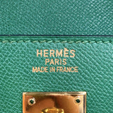 エルメス HERMES バーキン40 □G刻印 （2003年製） ヴェール　ゴールド金具 クシュベル レディース ハンドバッグ