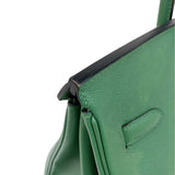 エルメス HERMES バーキン40 □G刻印 （2003年製） ヴェール　ゴールド金具 クシュベル レディース ハンドバッグ