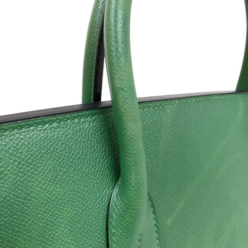 エルメス HERMES バーキン40 □G刻印 （2003年製） ヴェール　ゴールド金具 クシュベル レディース ハンドバッグ