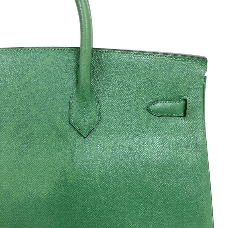 エルメス HERMES バーキン40 □G刻印 （2003年製） ヴェール　ゴールド金具 クシュベル レディース ハンドバッグ