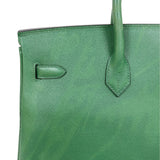 エルメス HERMES バーキン40 □G刻印 （2003年製） ヴェール　ゴールド金具 クシュベル レディース ハンドバッグ