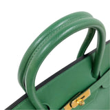 エルメス HERMES バーキン40 □G刻印 （2003年製） ヴェール　ゴールド金具 クシュベル レディース ハンドバッグ