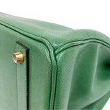 エルメス HERMES バーキン40 □G刻印 （2003年製） ヴェール　ゴールド金具 クシュベル レディース ハンドバッグ