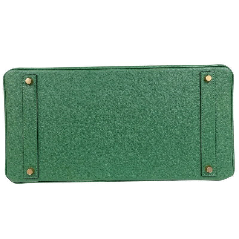 エルメス HERMES バーキン40 □G刻印 （2003年製） ヴェール　ゴールド金具 クシュベル レディース ハンドバッグ