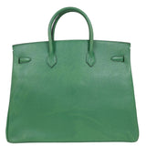 エルメス HERMES バーキン40 □G刻印 （2003年製） ヴェール　ゴールド金具 クシュベル レディース ハンドバッグ