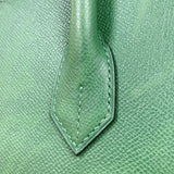 エルメス HERMES バーキン40 □G刻印 （2003年製） ヴェール　ゴールド金具 クシュベル レディース ハンドバッグ