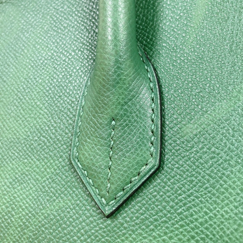 エルメス HERMES バーキン40 □G刻印 （2003年製） ヴェール　ゴールド金具 クシュベル レディース ハンドバッグ