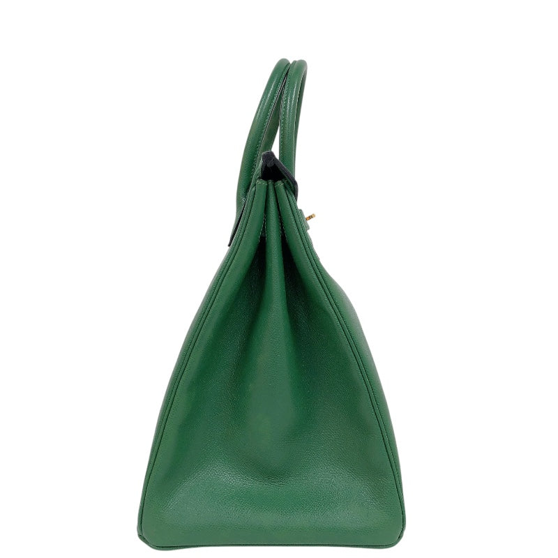エルメス HERMES バーキン40 □G刻印 （2003年製） ヴェール　ゴールド金具 クシュベル レディース ハンドバッグ