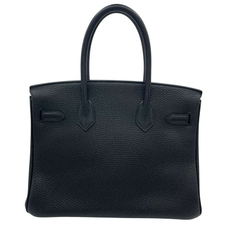 エルメス HERMES バーキン30 □O刻 ブラック SV金具 トゴ レディース ハンドバッグ
