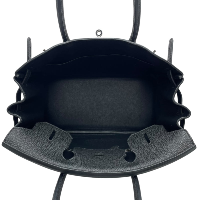 エルメス HERMES バーキン30 □O刻 ブラック SV金具 トゴ レディース ハンドバッグ