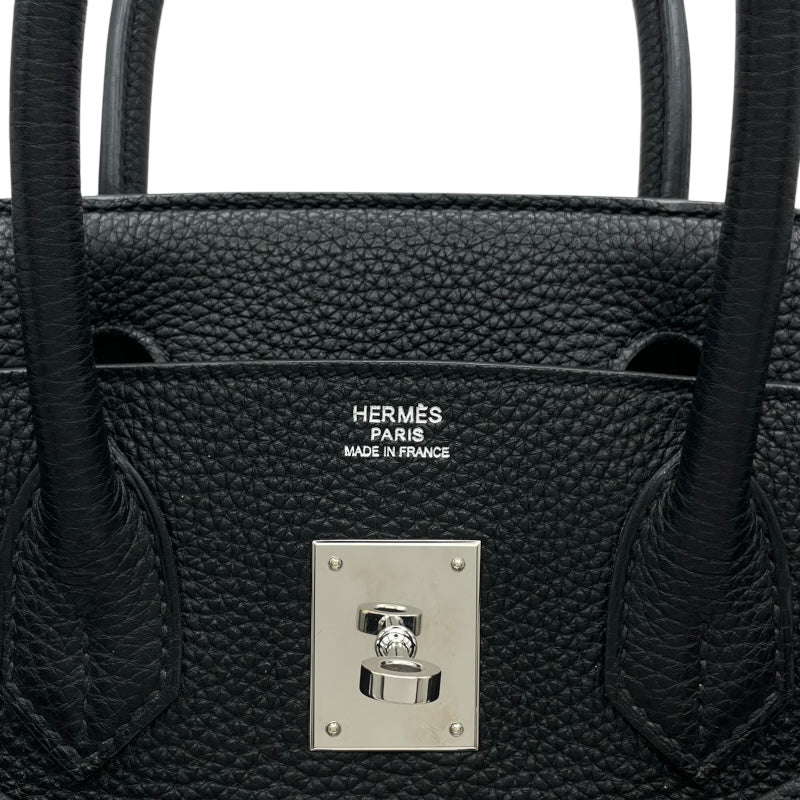 エルメス HERMES バーキン30 □O刻 ブラック SV金具 トゴ レディース ハンドバッグ