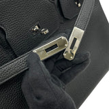 エルメス HERMES バーキン30 □O刻 ブラック SV金具 トゴ レディース ハンドバッグ