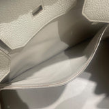 エルメス HERMES バーキン40 □O刻 べトン シルバー金具 トゴ レディース ハンドバッグ