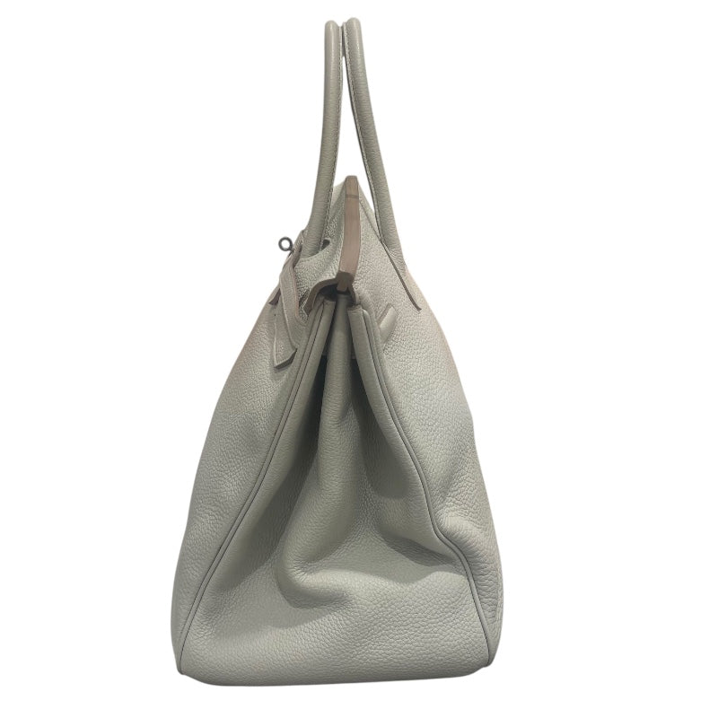 エルメス HERMES バーキン40 □O刻 パールグレー シルバー金具 トゴ