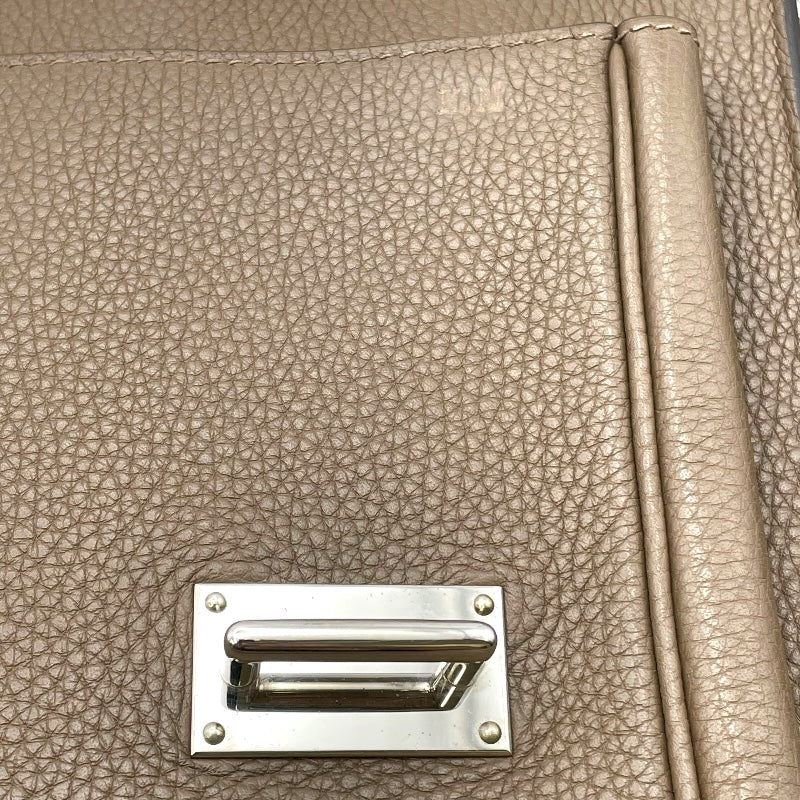 エルメス HERMES スティーブ・ブザス35 T刻印 トープ/SV金具 トリヨンクレマンス レディース ショルダーバッグ