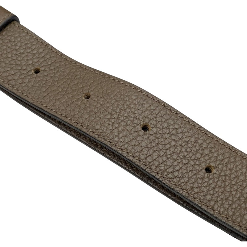 エルメス HERMES スティーブ・ブザス35 T刻印 トープ/SV金具 トリヨンクレマンス レディース ショルダーバッグ