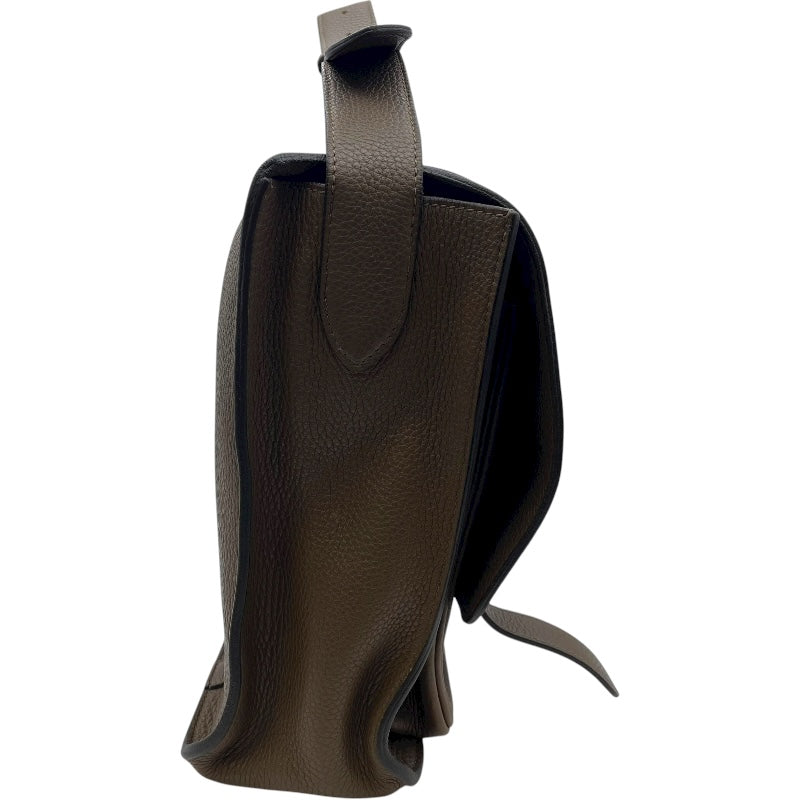 エルメス HERMES スティーブ・ブザス35 T刻印 トープ/SV金具 トリヨンクレマンス レディース ショルダーバッグ