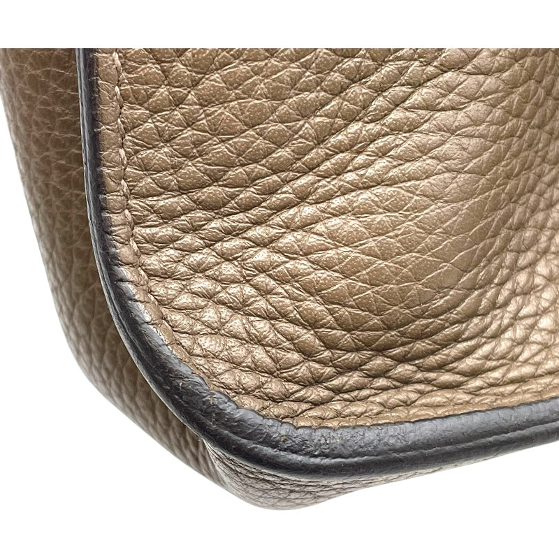 エルメス HERMES スティーブ・ブザス35 T刻印 トープ/SV金具 トリヨンクレマンス レディース ショルダーバッグ