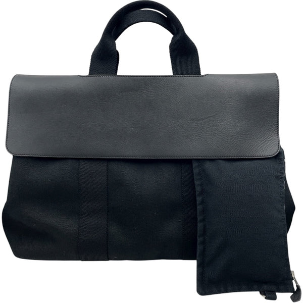 エルメス HERMES ヴァルパライソGM ブラック SV金具 トワル レディース ボストンバッグ