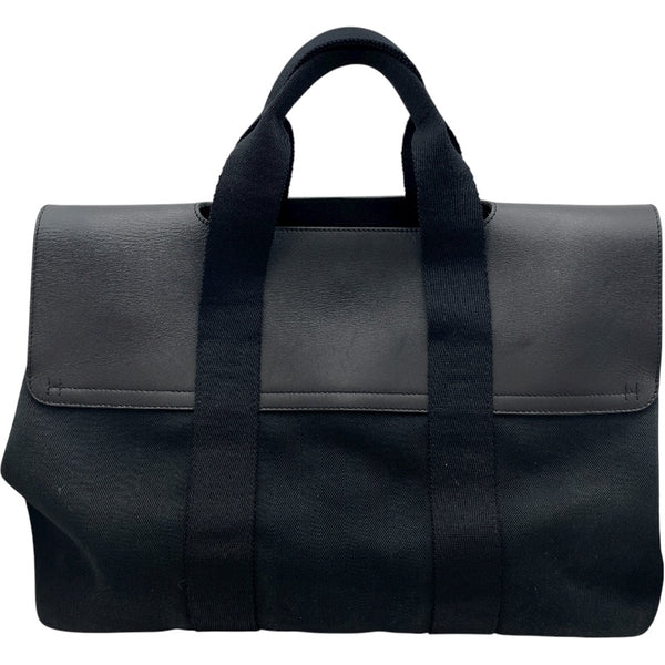 エルメス HERMES ヴァルパライソGM ブラック SV金具 トワル レディース ボストンバッグ