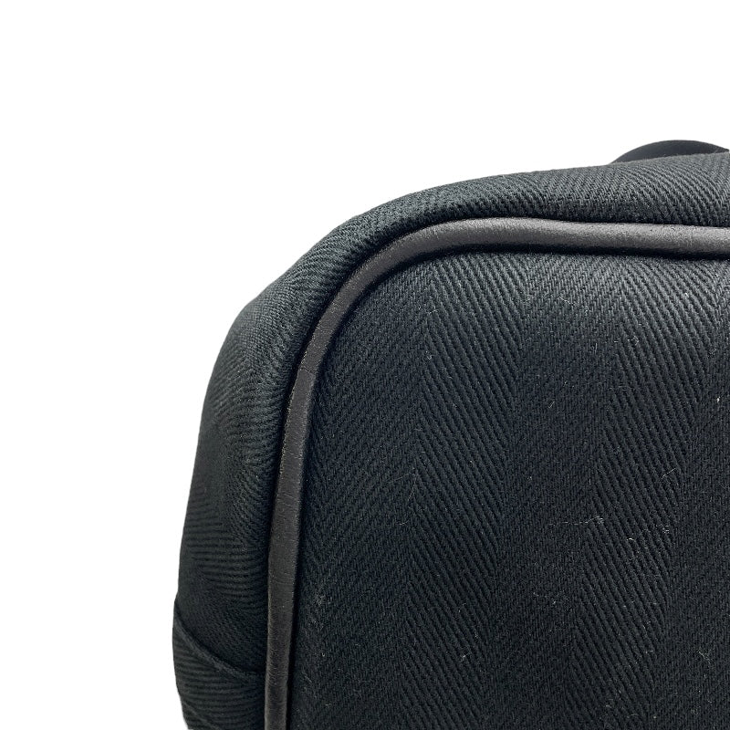 エルメス HERMES ヴァルパライソGM ブラック SV金具 トワル レディース ボストンバッグ