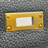 エルメス HERMES ケリー28 内縫い X刻印 ブラック GD金具 トゴ レディース ショルダーバッグ