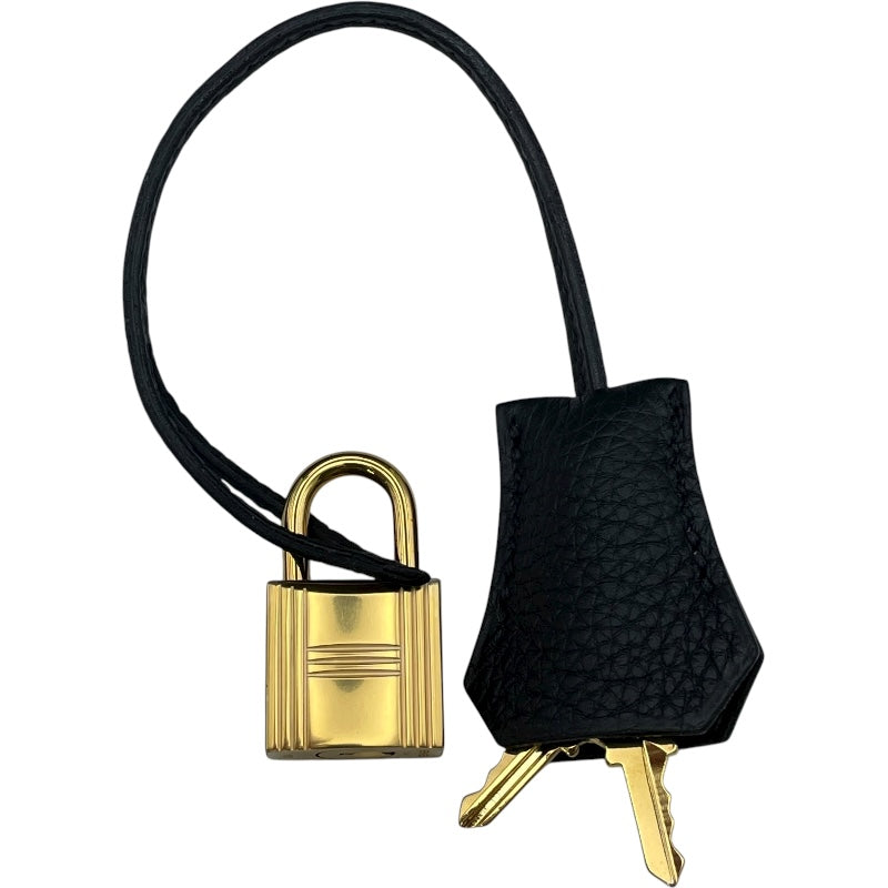 エルメス HERMES ケリー28 内縫い X刻印 ブラック GD金具 トゴ レディース ショルダーバッグ