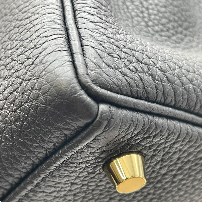 エルメス HERMES ケリー28 内縫い X刻印 ブラック GD金具 トゴ レディース ショルダーバッグ