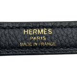 エルメス HERMES ケリー28 内縫い X刻印 ブラック GD金具 トゴ レディース ショルダーバッグ