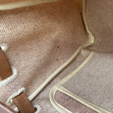 エルメス HERMES エールバッグPM □G刻 ブラウン GD金具 トワル ユニセックス ショルダーバッグ