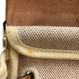 エルメス HERMES エールバッグPM □G刻 ブラウン GD金具 トワル ユニセックス ショルダーバッグ